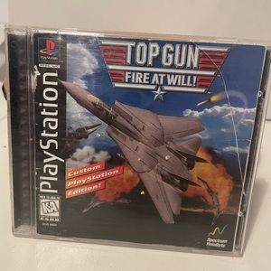 PlayStation 1 Top gun fire at will game